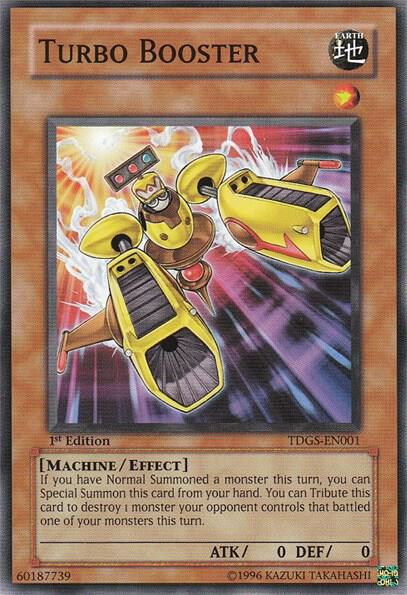 Turbo Booster TDGS-EN001 card from The Duelist Genesis