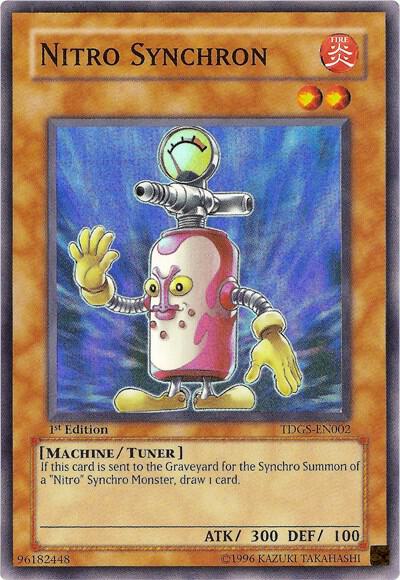 Nitro Synchron TDGS-EN002 card from The Duelist Genesis