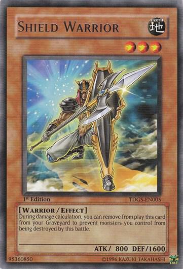 Shield Warrior TDGS-EN005 card from The Duelist Genesis