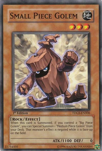 Small Piece Golem TDGS-EN006 card from The Duelist Genesis