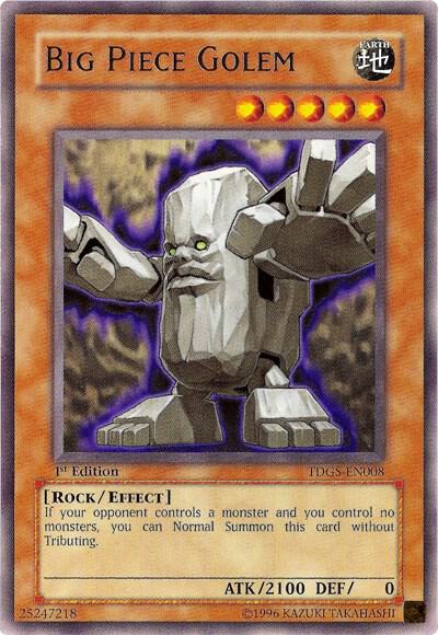 Big Piece Golem TDGS-EN008 card from The Duelist Genesis