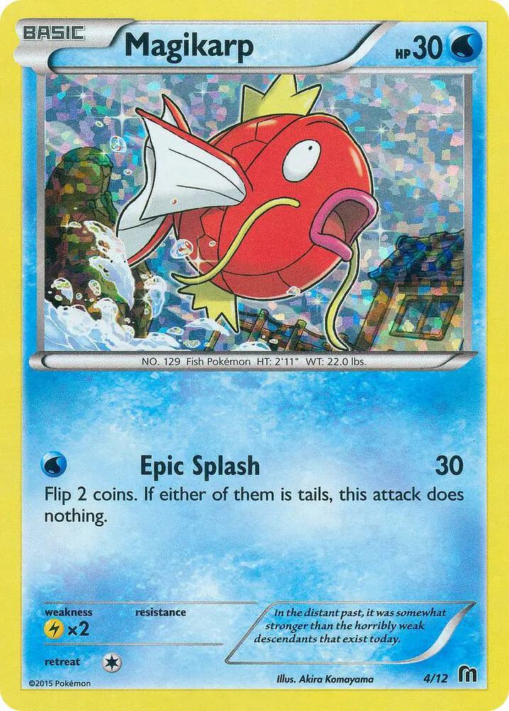 Magikarp - 4/12 004/012 card from McDonald's Promos 2016