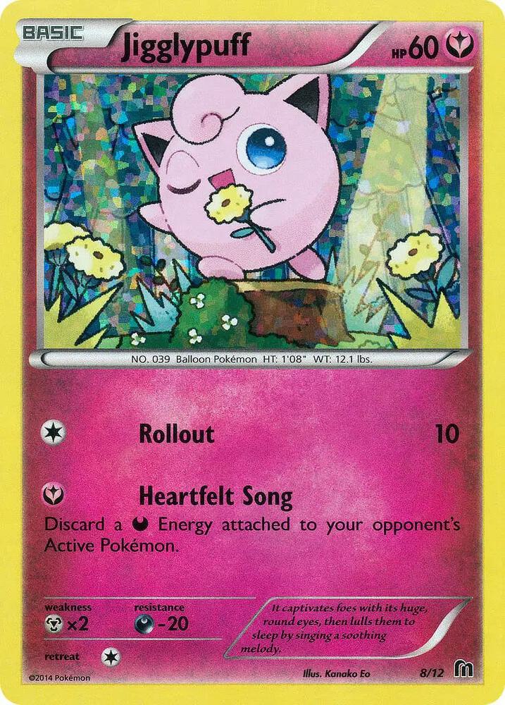 Jigglypuff - 8/12 008/012 card from McDonald's Promos 2016