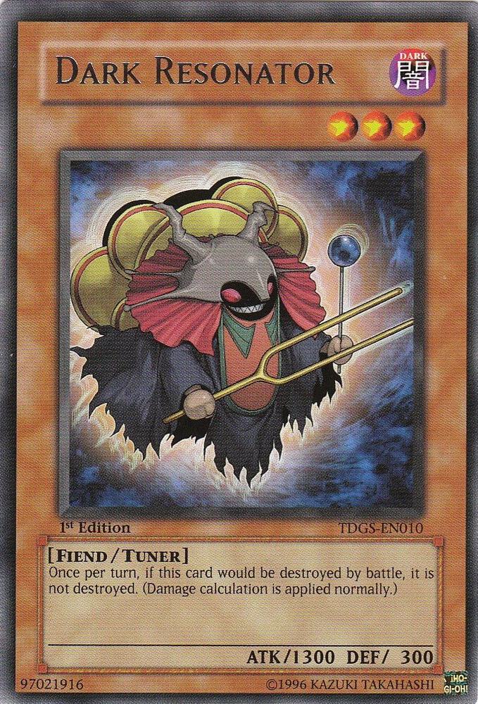 Dark Resonator TDGS-EN010 card from The Duelist Genesis
