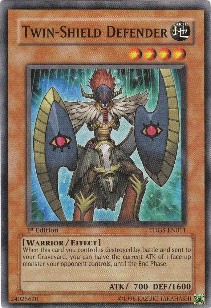 Twin-Shield Defender TDGS-EN011 card from The Duelist Genesis