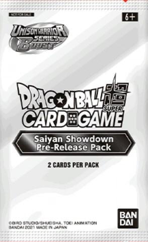 Saiyan Showdown Pre-Release Pack card from Saiyan Showdown Pre-Release Cards