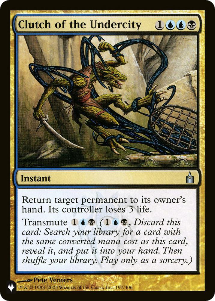 Clutch of the Undercity 197/306 card from The List Reprints