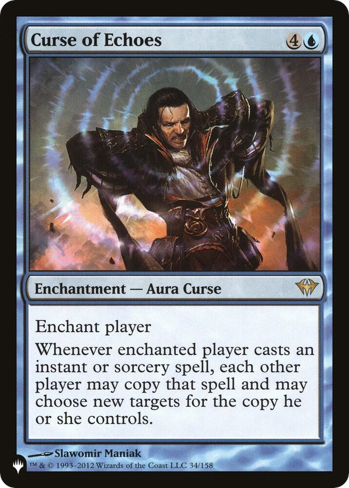 Curse of Echoes 34/158 card from The List Reprints