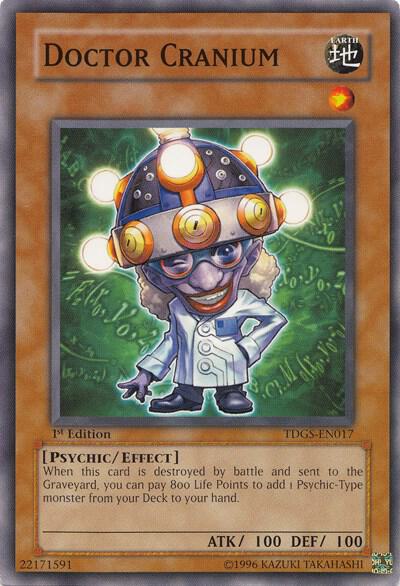 Doctor Cranium TDGS-EN017 card from The Duelist Genesis