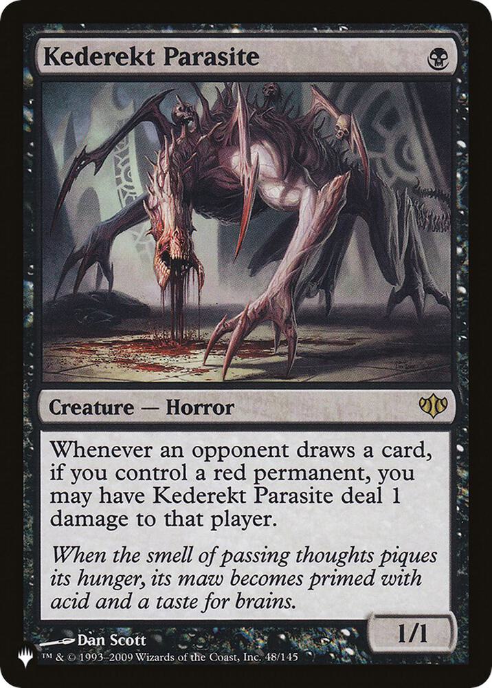 Kederekt Parasite 48/145 card from The List Reprints