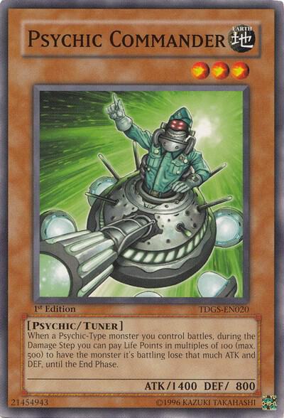 Psychic Commander TDGS-EN020 card from The Duelist Genesis