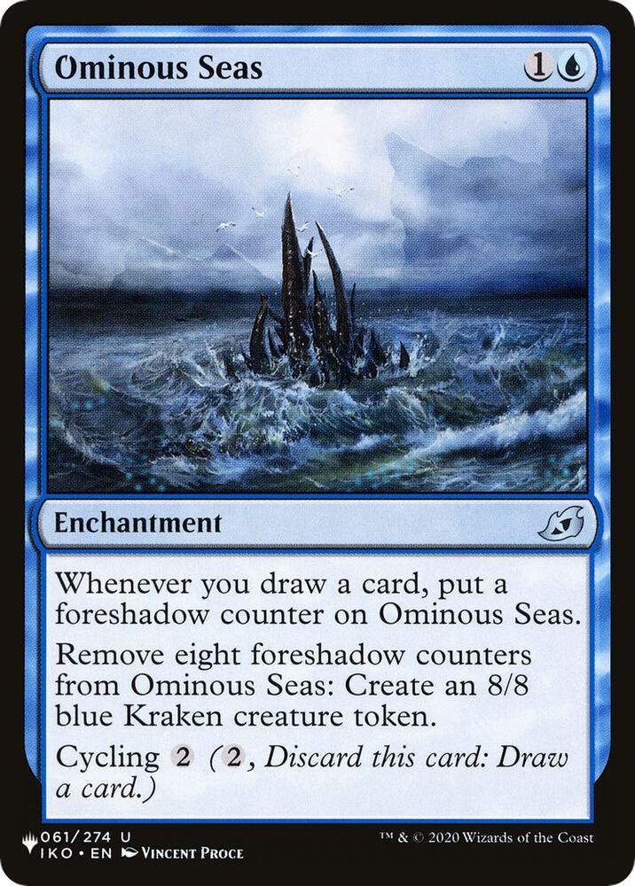 Ominous Seas 061/274 card from The List Reprints