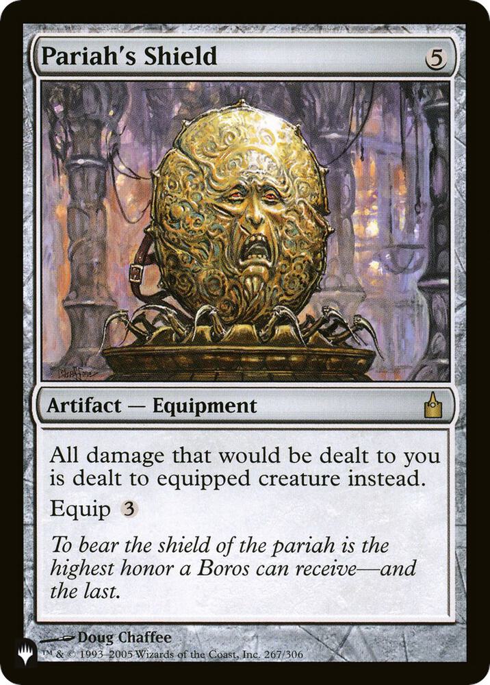 Pariah's Shield 267/306 card from The List Reprints