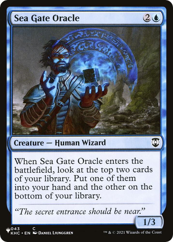 Sea Gate Oracle (KHC) 043 card from The List Reprints