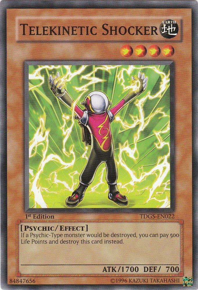Telekinetic Shocker TDGS-EN022 card from The Duelist Genesis