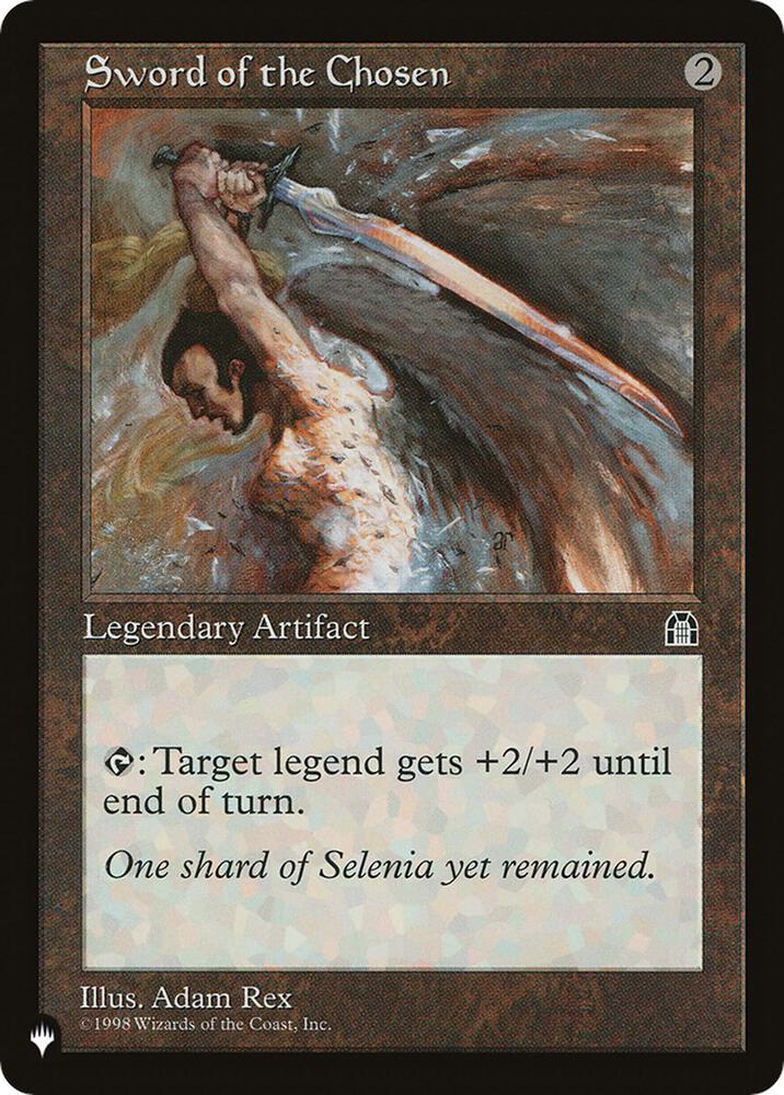 Sword of the Chosen card from The List Reprints