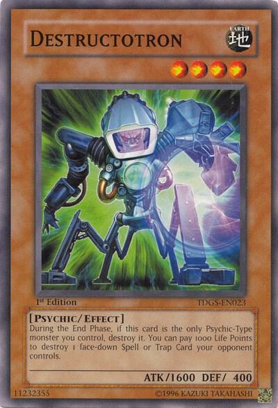 Destructotron TDGS-EN023 card from The Duelist Genesis