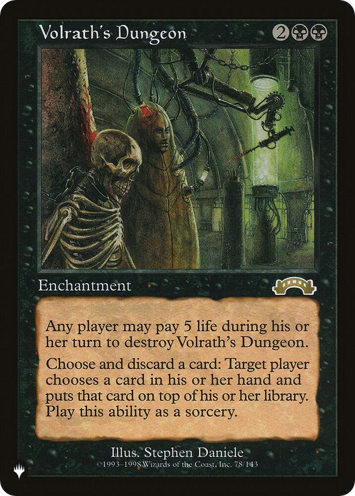 Volrath's Dungeon 78/143 card from The List Reprints