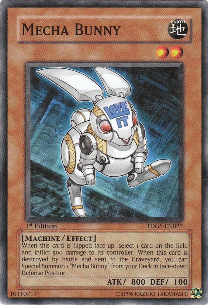 Mecha Bunny TDGS-EN027 card from The Duelist Genesis