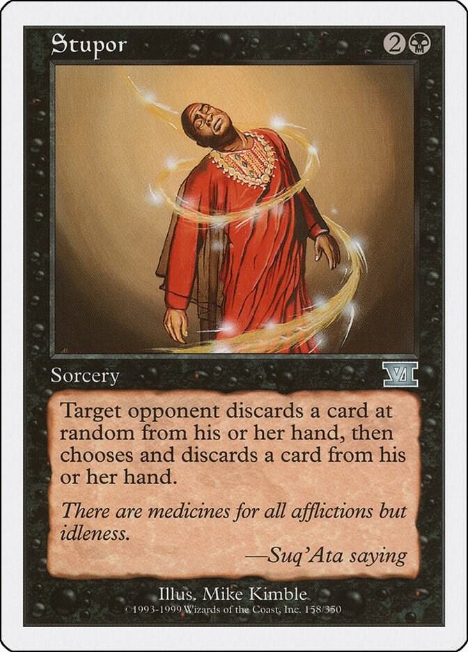 Stupor 158 card from Classic Sixth Edition