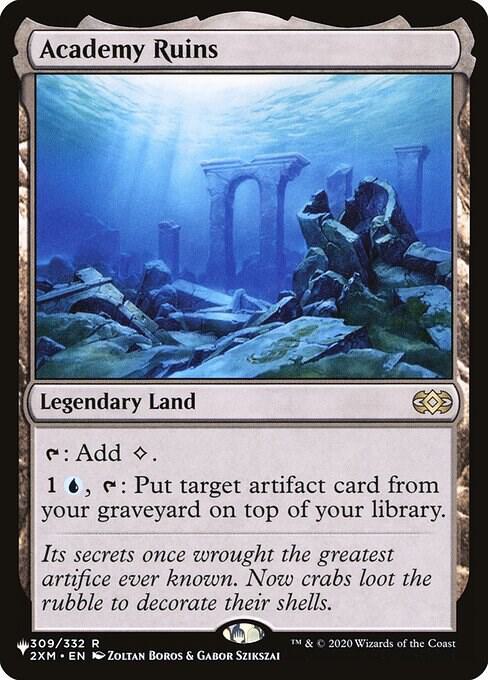 Academy Ruins 309 card from The List Reprints