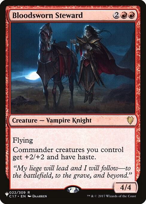 Bloodsworn Steward 22 card from The List Reprints