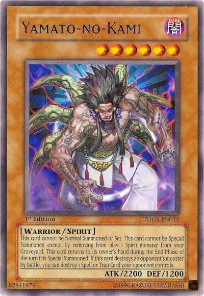 Yamato-no-Kami TDGS-EN035 card from The Duelist Genesis