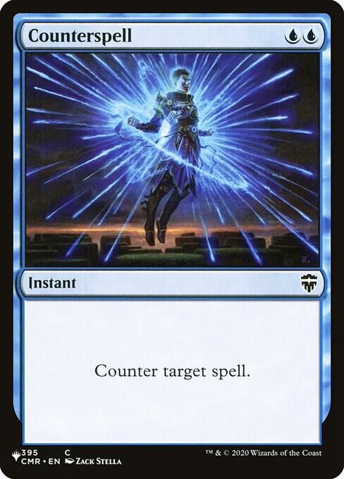 Counterspell (CMR) 395 card from The List Reprints
