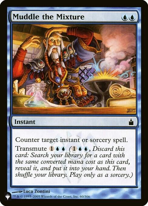 Muddle the Mixture 60 card from The List Reprints