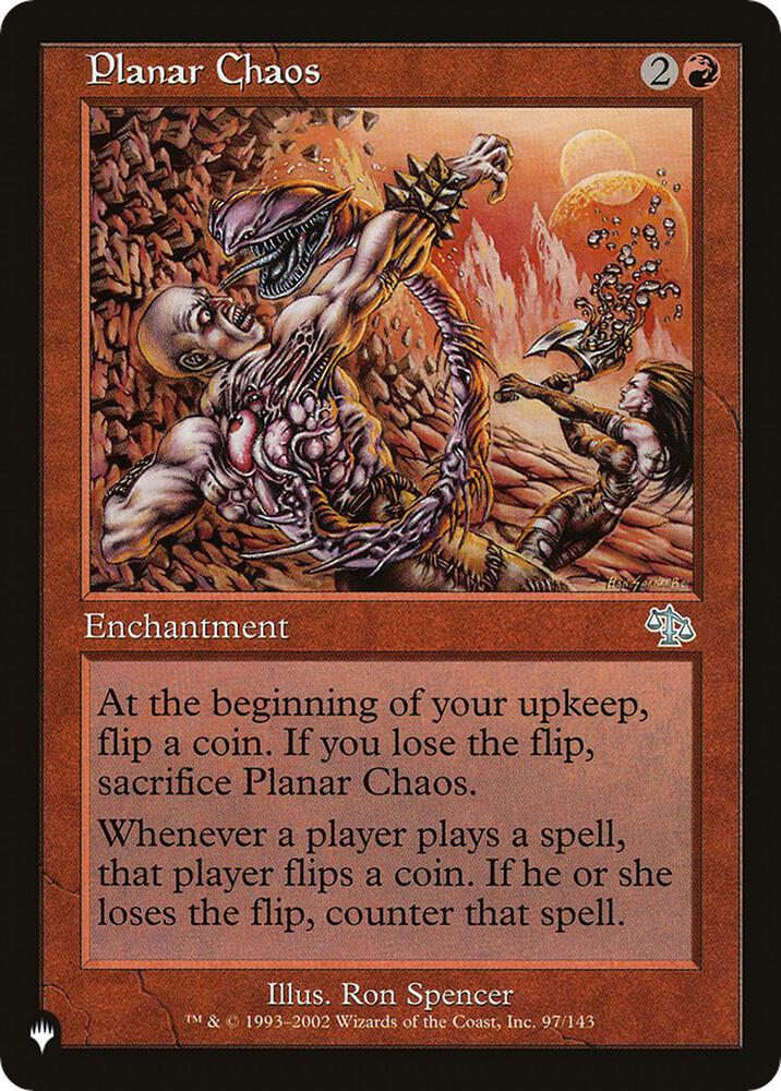 Planar Chaos 97 card from The List Reprints