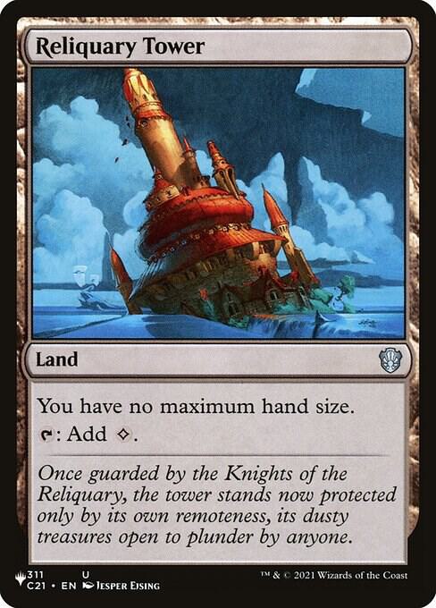 Reliquary Tower (C21) 311 card from The List Reprints
