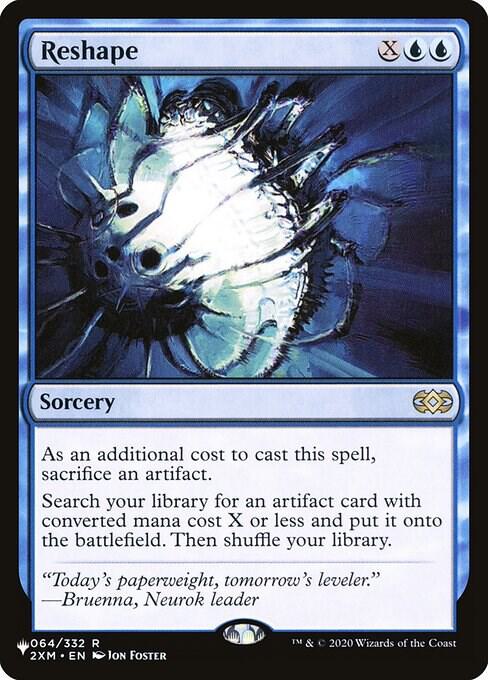 Reshape (2XM) 64 card from The List Reprints