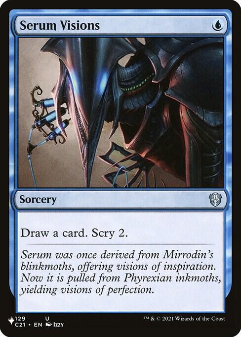 Serum Visions 129 card from The List Reprints