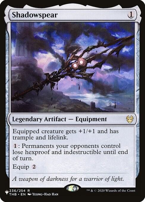 Shadowspear 236 card from The List Reprints