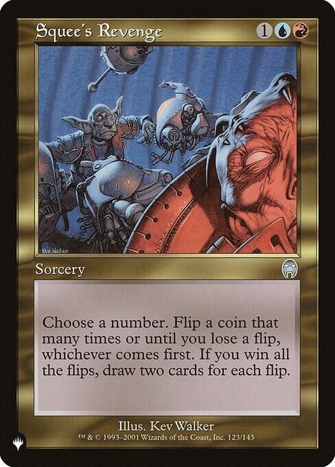 Squee's Revenge 123 card from The List Reprints