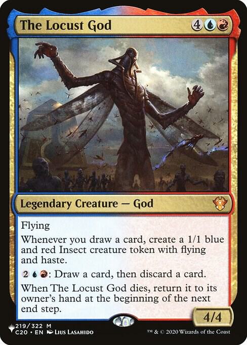 The Locust God 219 card from The List Reprints