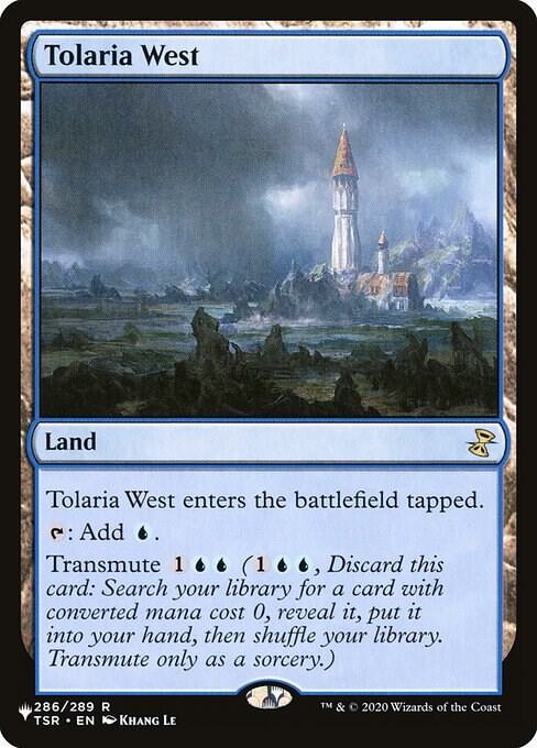 Tolaria West (TSR) 286 card from The List Reprints