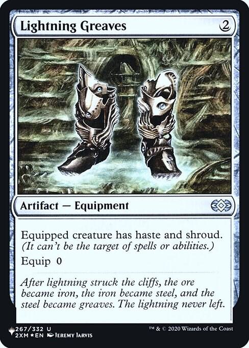 Lightning Greaves (2XM) 267 card from The List Reprints