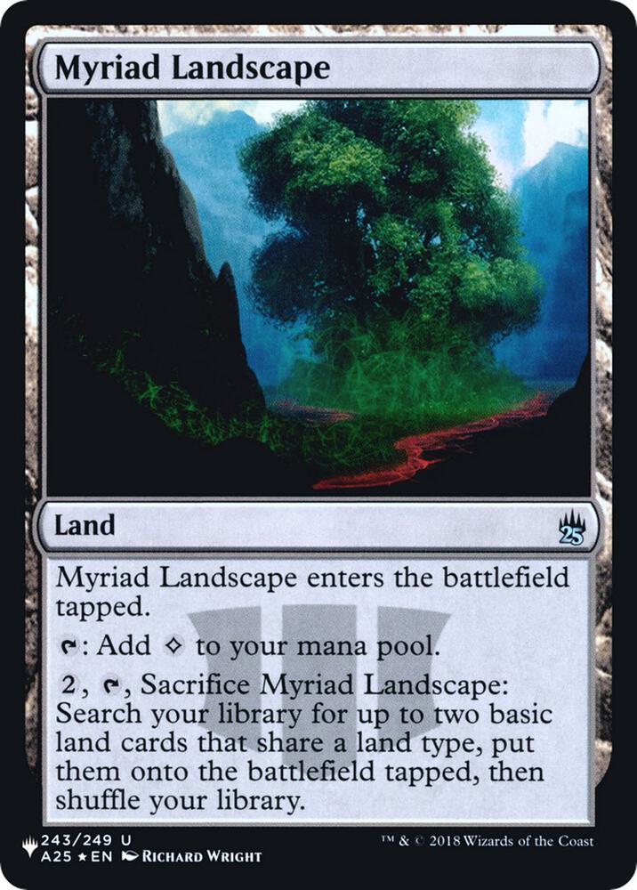 Myriad Landscape (A25) 243 card from The List Reprints