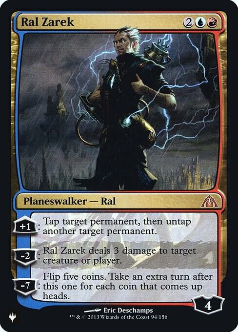 Ral Zarek 94 card from The List Reprints