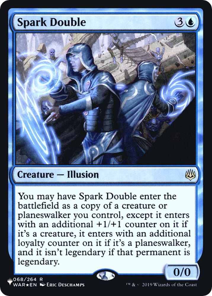 Spark Double 68 card from The List Reprints