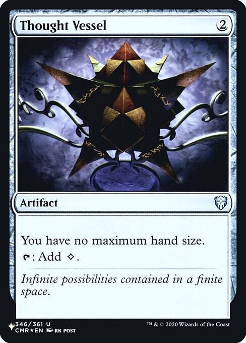 Thought Vessel (CMR) 346 card from The List Reprints