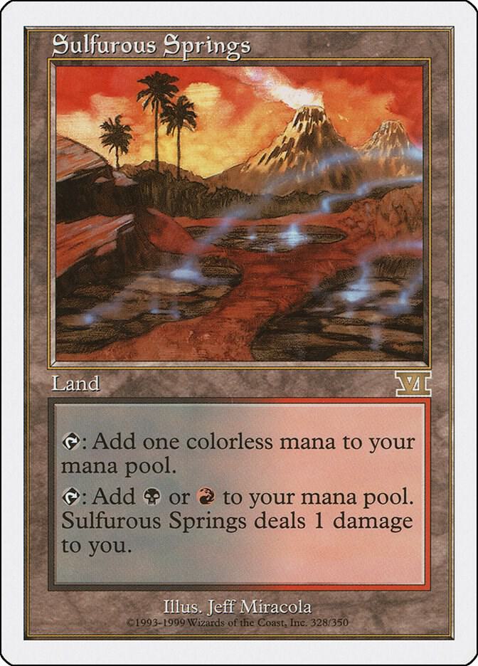Sulfurous Springs 328 card from Classic Sixth Edition