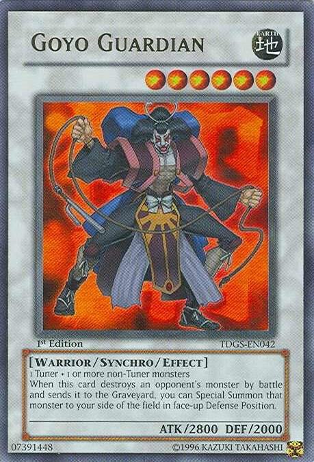 Goyo Guardian TDGS-EN042 card from The Duelist Genesis