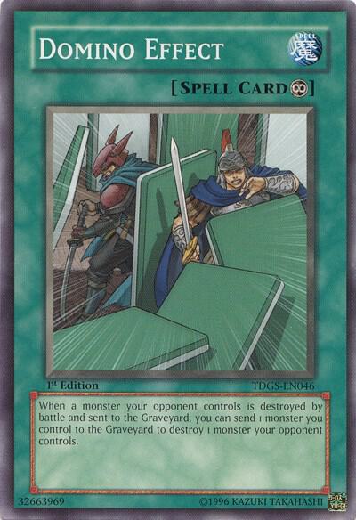 Domino Effect TDGS-EN046 card from The Duelist Genesis