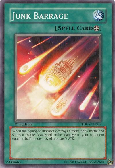 Junk Barrage TDGS-EN047 card from The Duelist Genesis