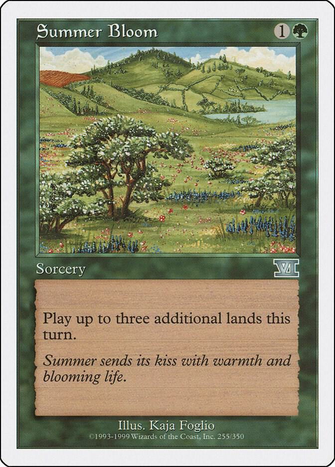 Summer Bloom 255 card from Classic Sixth Edition