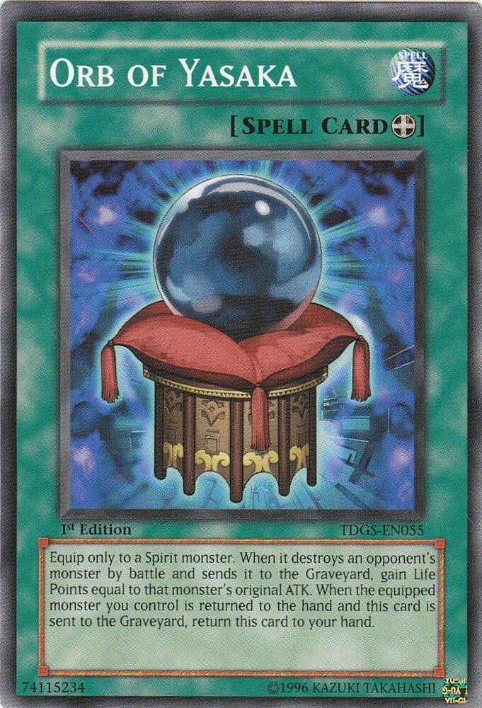 Orb of Yasaka TDGS-EN055 card from The Duelist Genesis