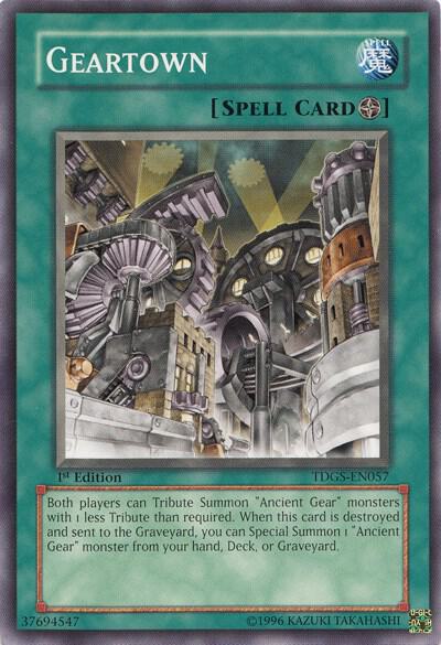 Geartown TDGS-EN057 card from The Duelist Genesis