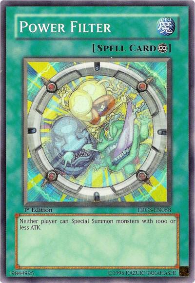Power Filter TDGS-EN058 card from The Duelist Genesis
